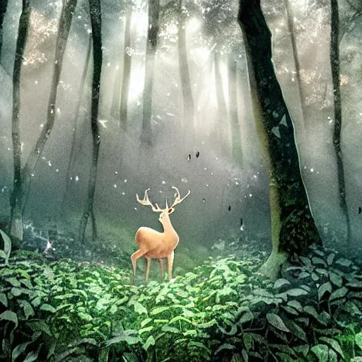 Deer in the Forest