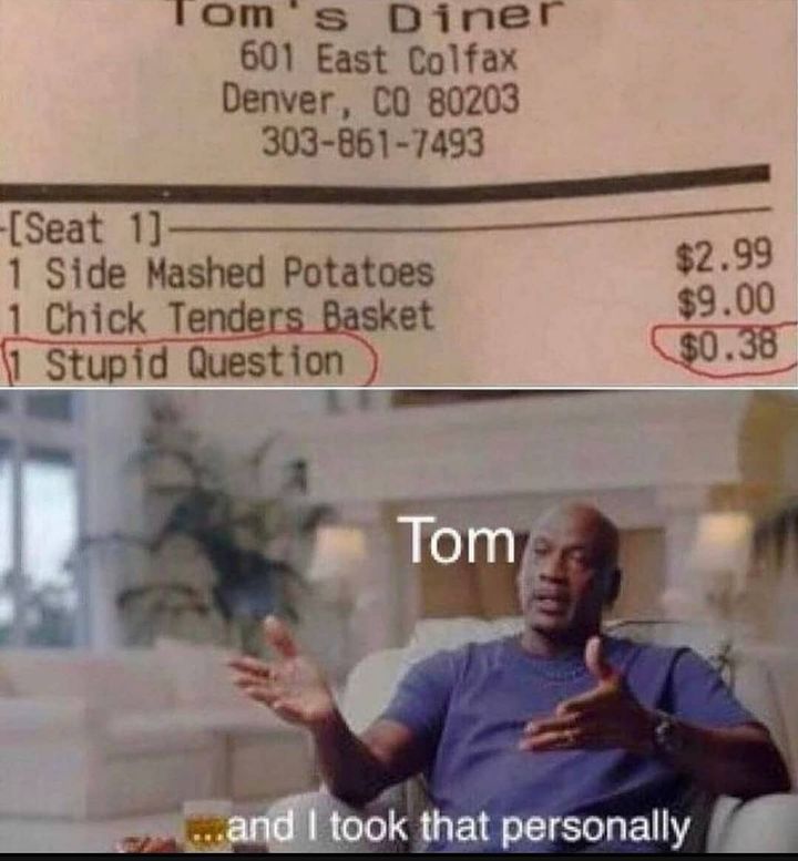 Tom Took That Personally